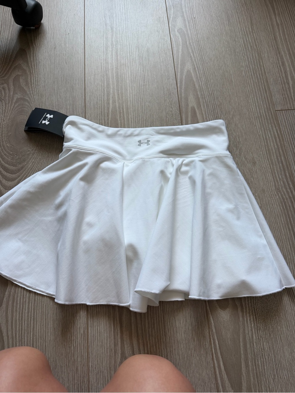 Women’s Under Armour Motion Skort white/halo grey tennis sporty country club - Picture 7 of 7
